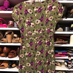 floral shift dress